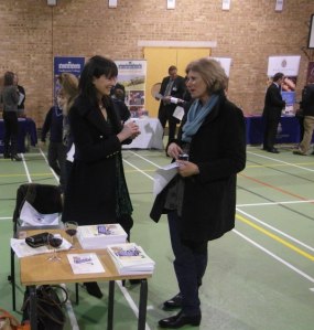 Victoria talks to a Vinehall parent about Prepare Your Daughter for Boarding